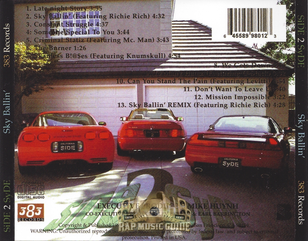 Side 2 Syde - Sky Ballin': Re-Release. CD | Rap Music Guide